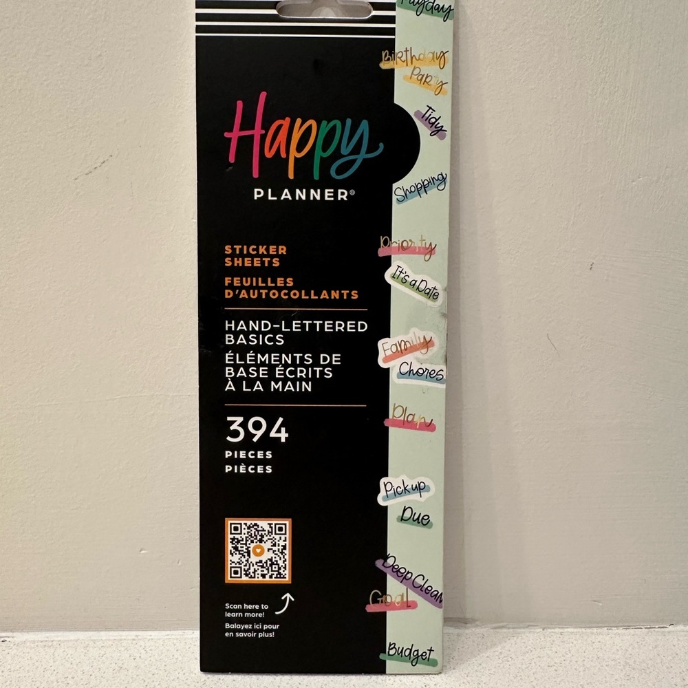 Happy Planner “Hand-Lettered Basics” Sticker Book - Picture 1 of 2